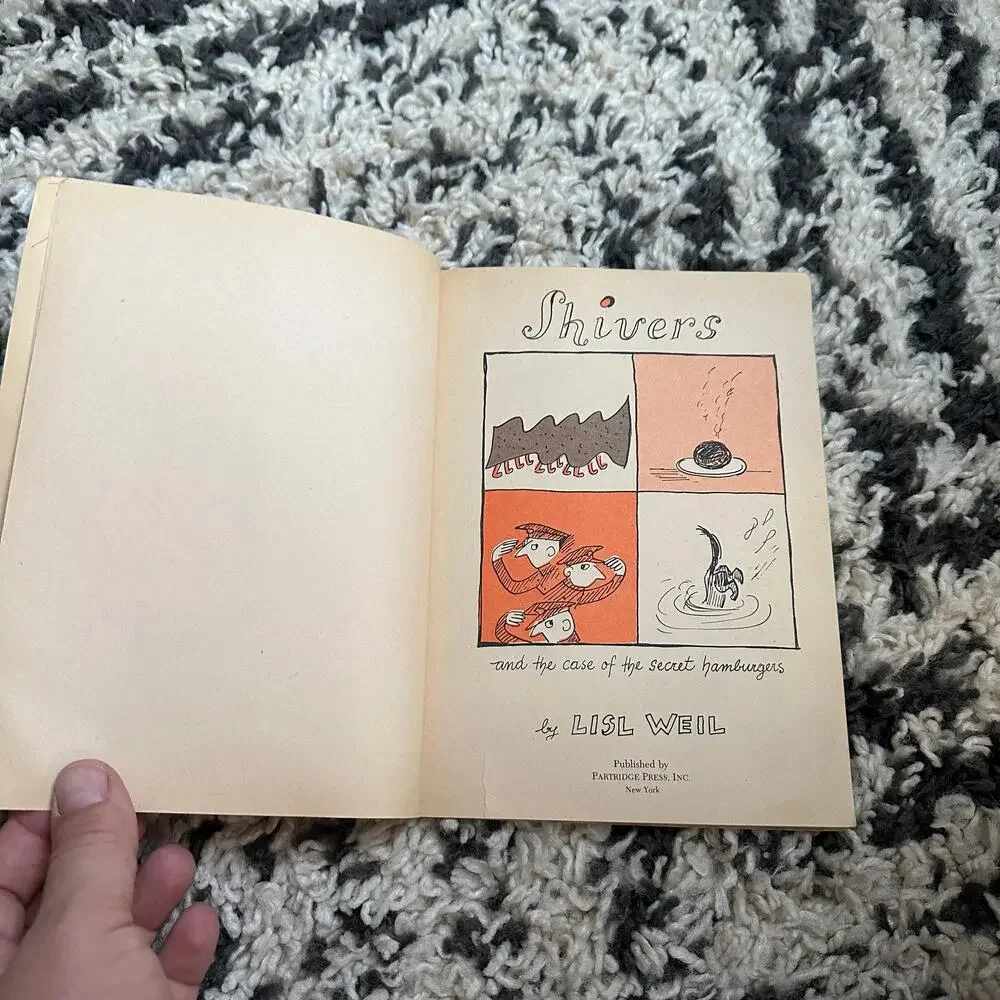 Shivers by Lisl Weil 1967 Paperback Book Case of the Missing Hamburgers
